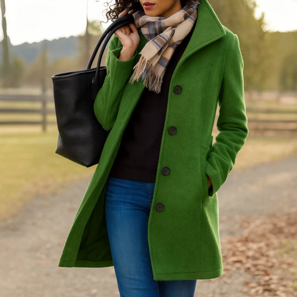 Aurora | Manteau classique avec écharpe assortie offerte