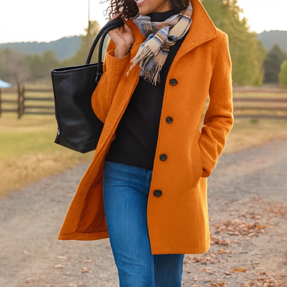 Aurora | Manteau classique avec écharpe assortie offerte