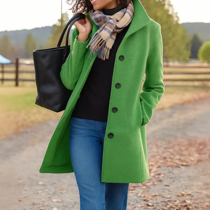 Aurora | Manteau classique avec écharpe assortie offerte