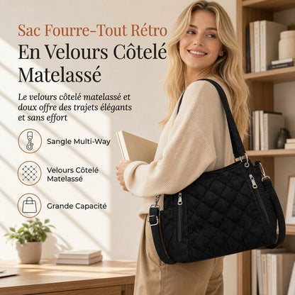Sac à épaule élégant de grande capacité